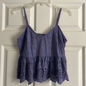 EXPRESS Peplum tank top